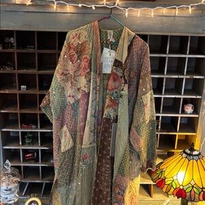 Magnolia Pearl Quilted Yrsa Kimono Jacket 1085/Reversible NWT